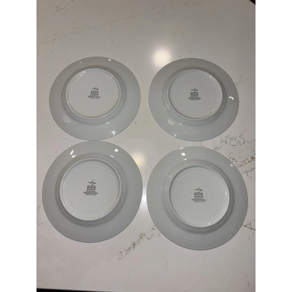 Williams Sonoma Bernardaud Jardin des Fleurs Dinner Plate Set Of 4